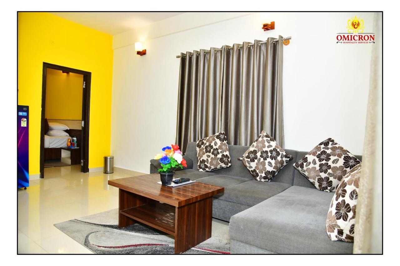 Hotel Omicron 1 Bhk Studio Room Bangalore Exterior foto